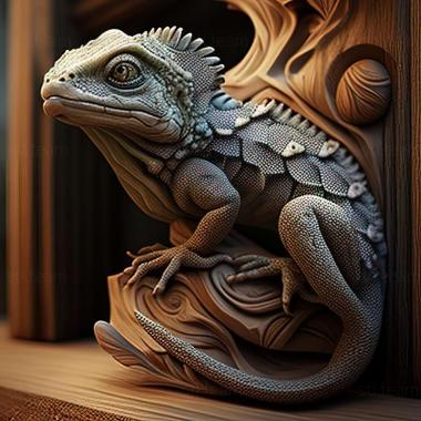 3D model lizard (STL)